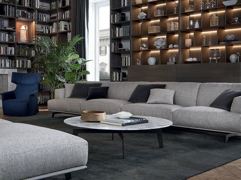 Poliform Низкий круглый журнальный столик из дуба Tribeca sun-id-1475564 - Вид №3