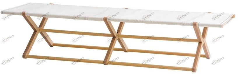 DVELAS Складной шезлонг из ткани для парусов sun-id-1365645