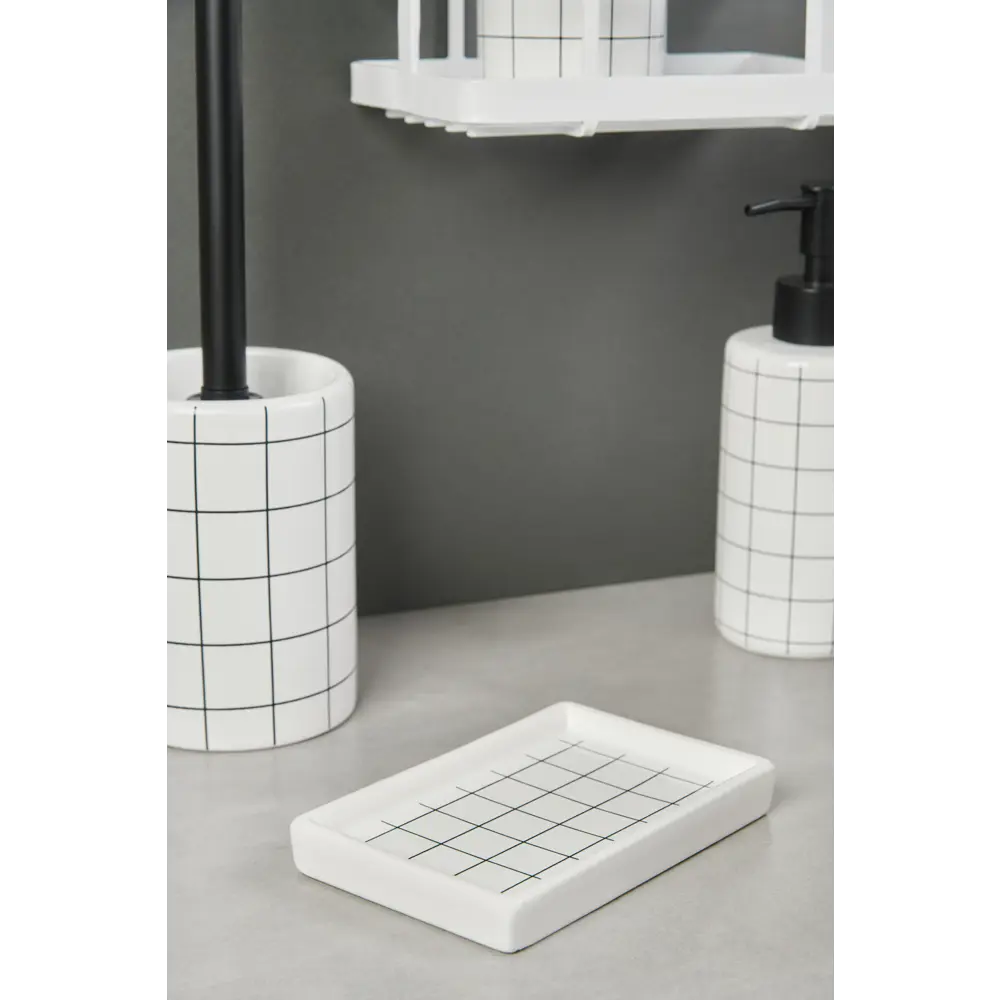 Мыльница Vidage La Scuola керамика цвет белый STLM-2088613 - Вид №1