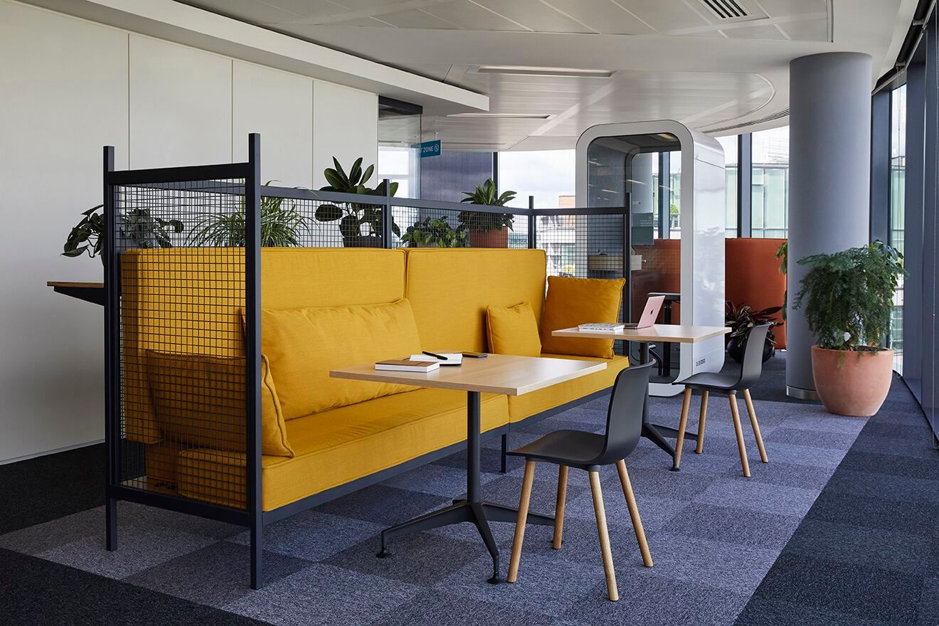 Двусторонний линейный диван с высокой спинкой Established&Sons сетка ARCH-00031066 - Вид №6