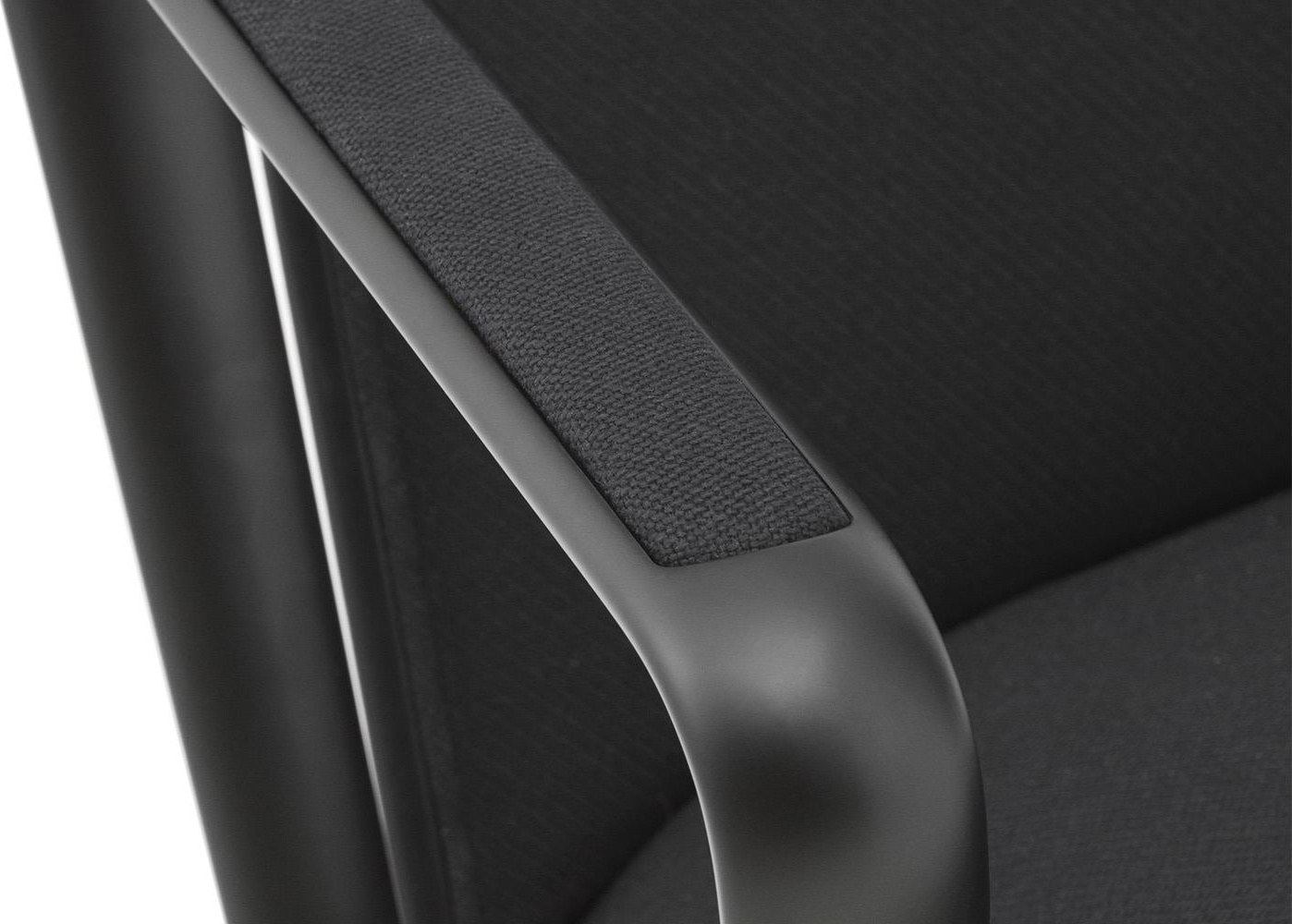 605411 Pad Lounge Chair Low Swivel Black Alu Black / Oceanic Normann Copenhagen  - Вид №2