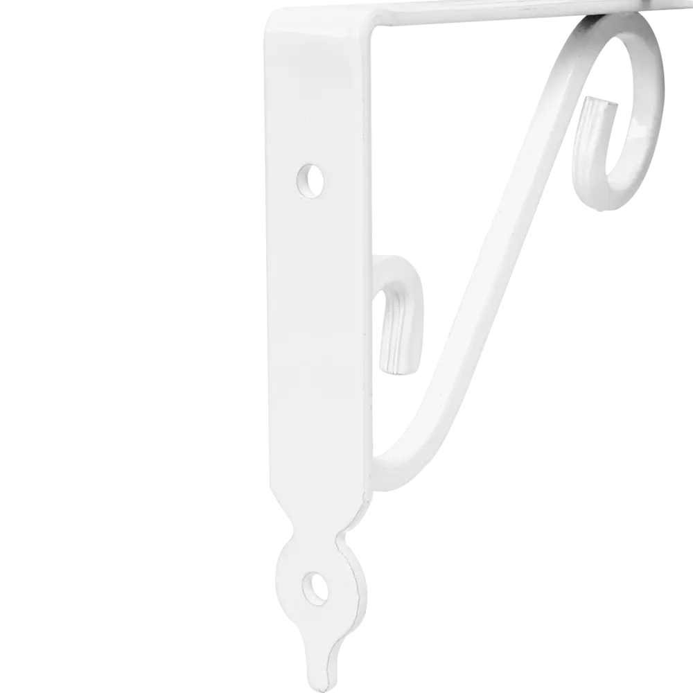 Кронштейн Мадрид 110х145 мм цвет белый LARVIJ STLM-2077779 - Вид №1