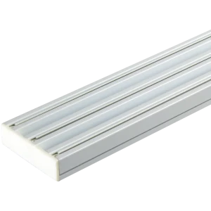 Карниз шинный трехрядный с потолочным держателем 200 см,алюминий цвет белый