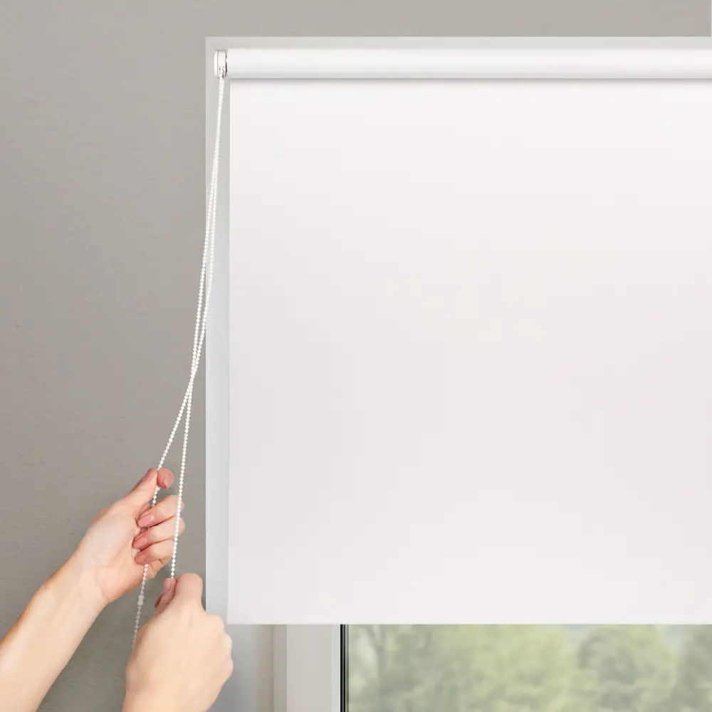 Штора рулонная блэкаут 200x175 см белая PRAKTO BLACKOUT STLM-2106308 - Вид №4