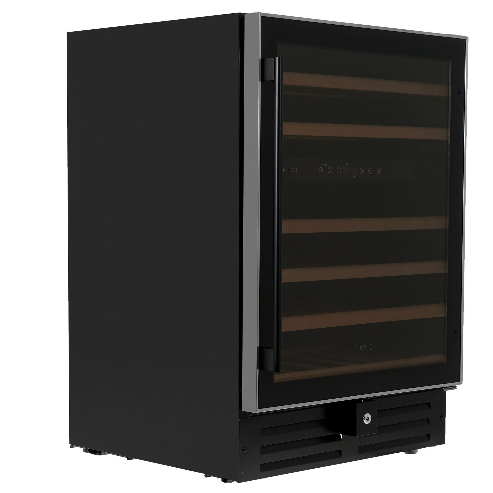 9006988 Винный шкаф Temptech WPQ60DCB серебристый, черный STDN-0023114