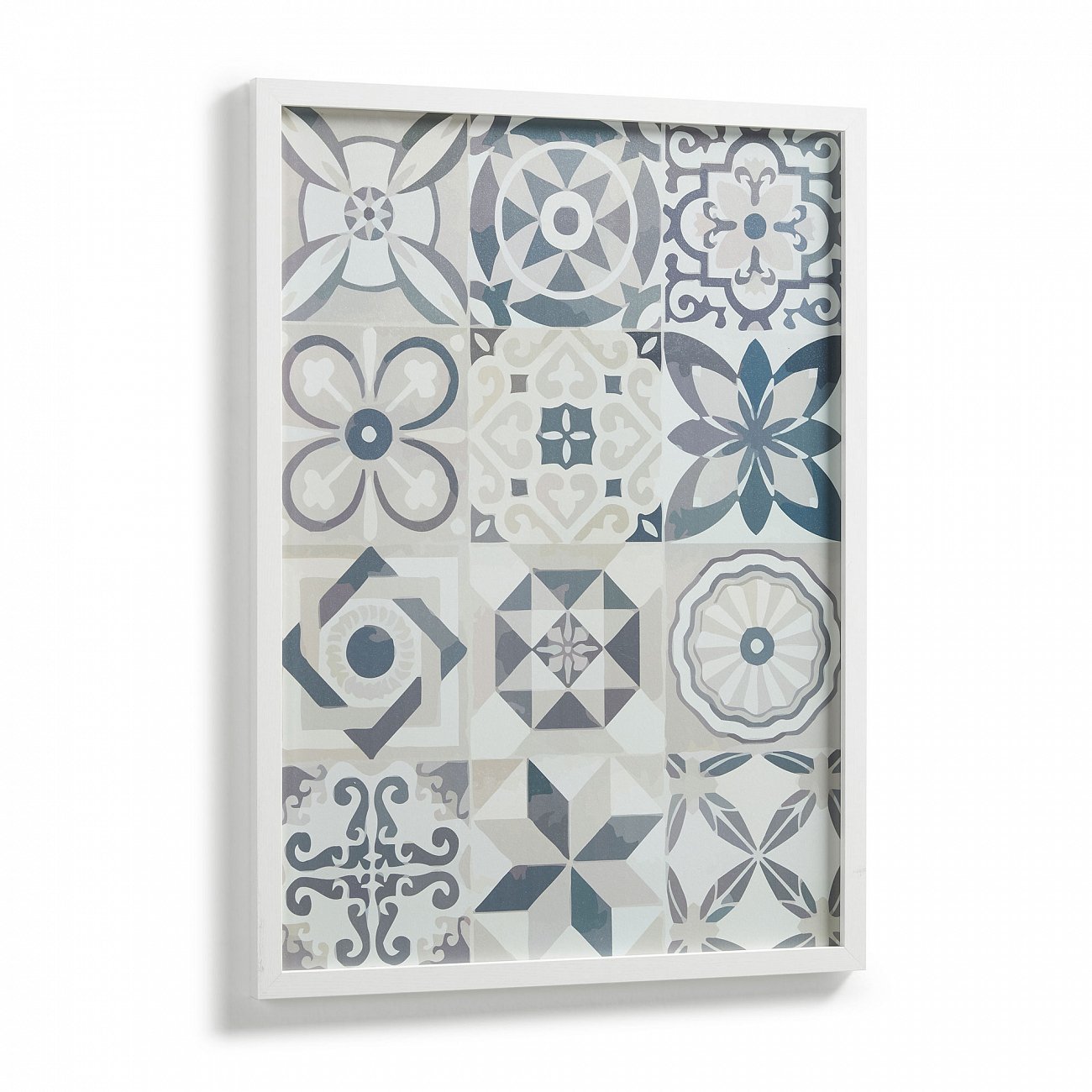 Картина на холсте 53x73 см синяя Aliah от La Forma LA FORMA ALIAH 00-3865172 Бежевый;голубой;синий  - Вид №1