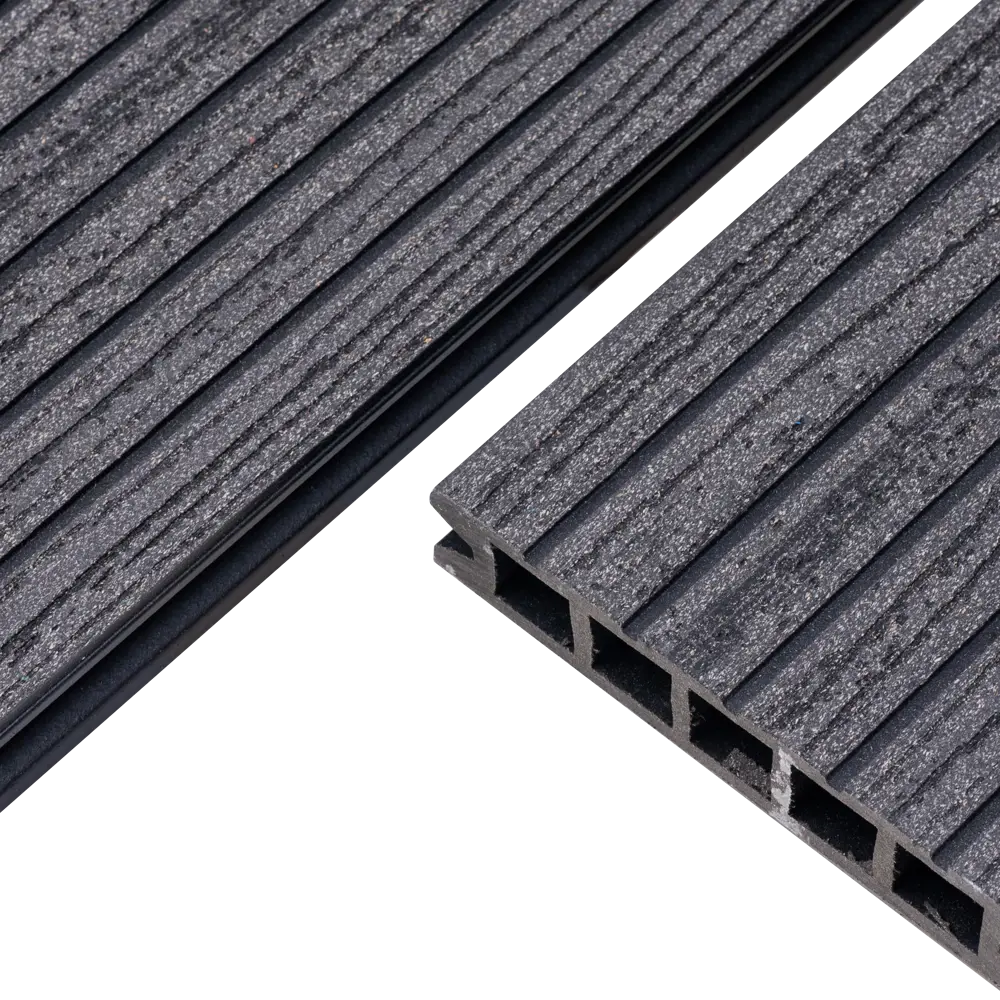 Террасная доска ДПК MultiDeck цвет Черный 3000x150x27 мм. Вельвет 0.45 м² 85473647 STLM-2005837 МУЛЬТИДЕК  - Вид №7