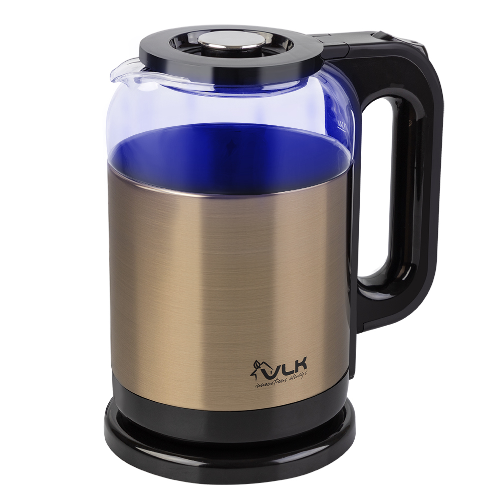 9216775 Электрочайник VLK Siena-6564 золотистый STDN-0038710 - Вид №3