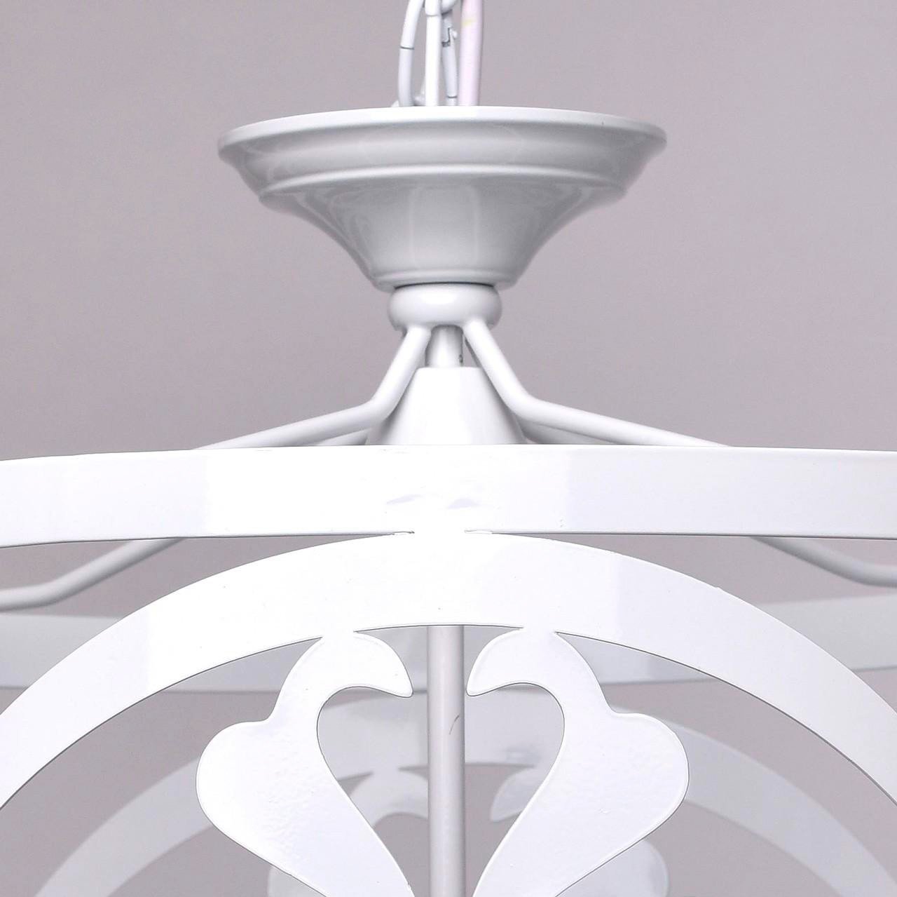 Подвесная люстра MW-Light Замок 11 249016905 MW-LIGHT ДИЗАЙНЕРСКИЕ, ЗАМОК 185583 Белый  - Вид №1