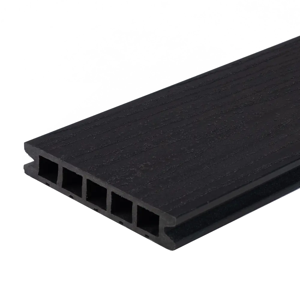 Террасная доска ДПК MultiDeck цвет Черный 3000x150x27 мм. Вельвет 0.45 м² 85473647 STLM-2005837 МУЛЬТИДЕК  - Вид №1