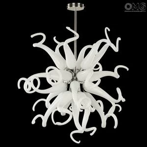 4208 ORIGINALMURANOGLASS Потолочный светильник Chyhuly - белый - муранское стекло OMG 60 см