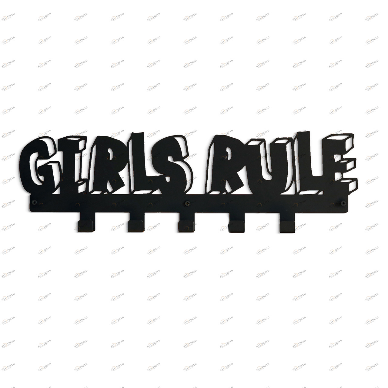 Вешалка "GIRLS RULE" черная BONESSI ДИЗАЙНЕРСКИЕ 049426 Черный 