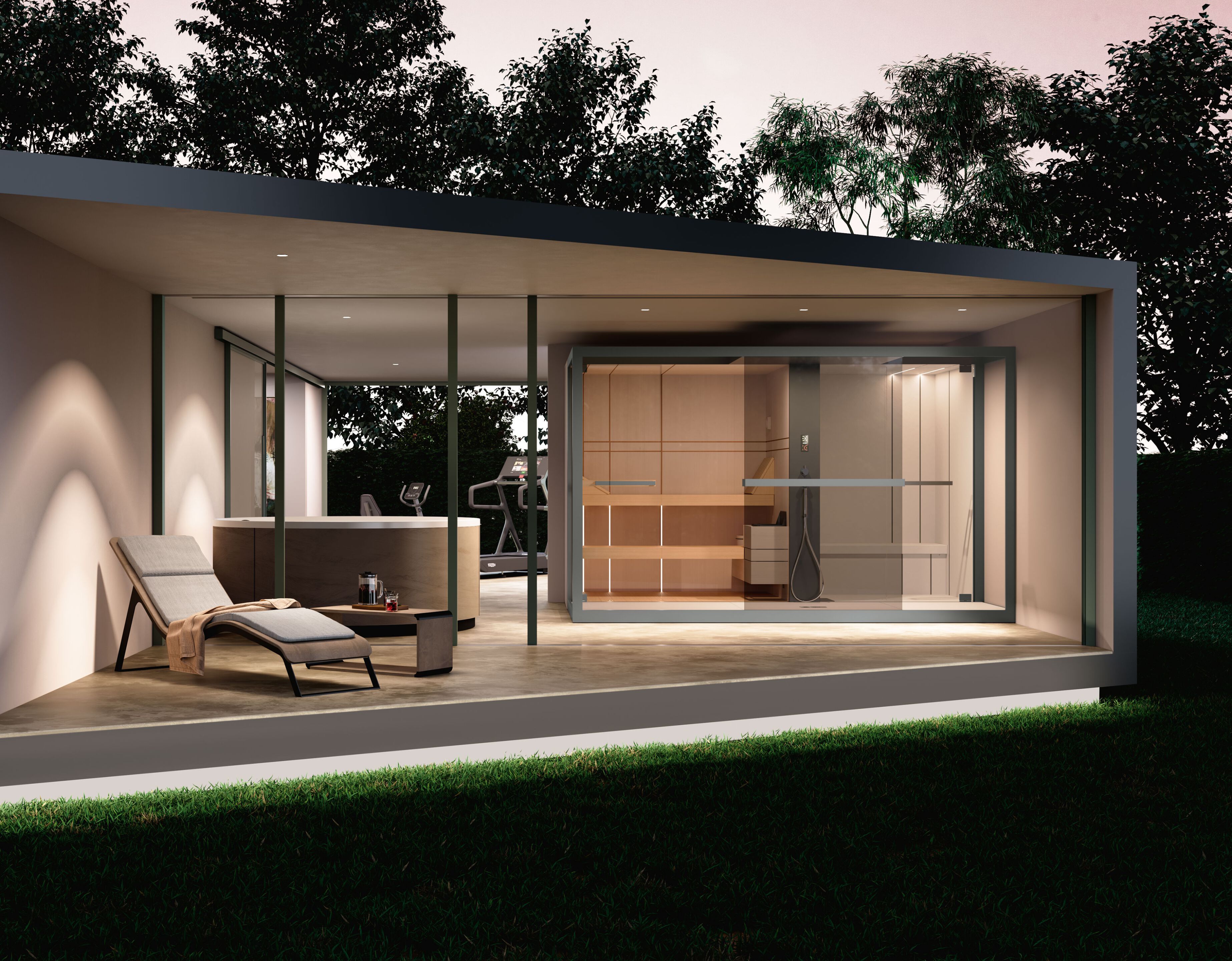 Sauna / turkish bath / patio with shower Novellini Celsius ARCH-00107464 - Вид №1