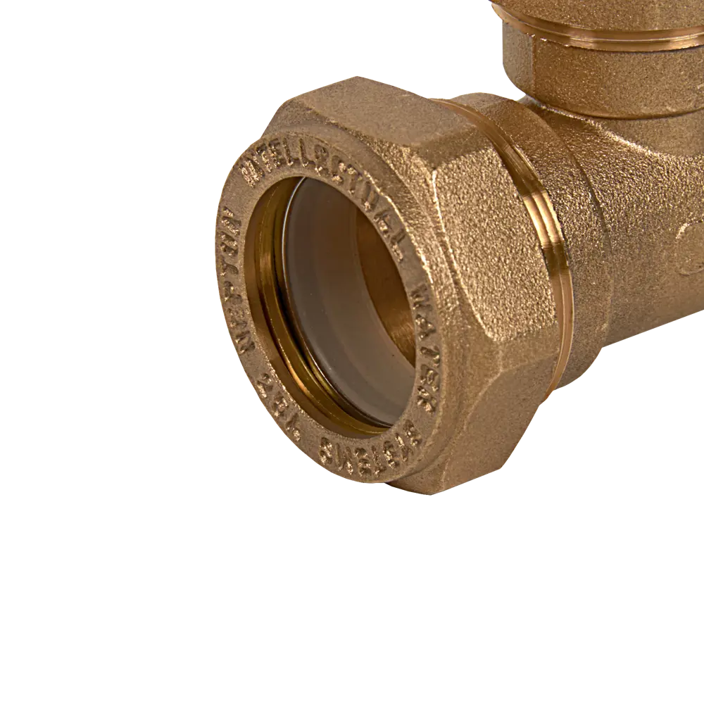 Тройник обжимной Neptun IWS 25х20х25 мм латунь STLM-2104880 - Вид №2