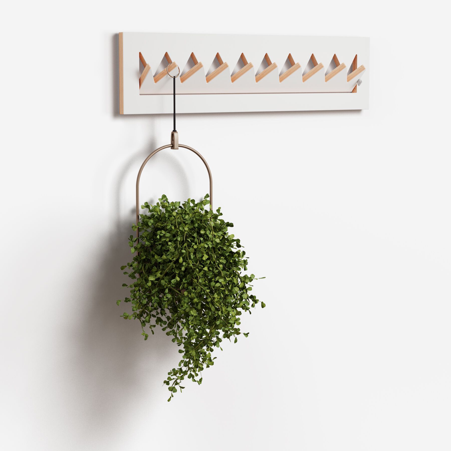 Вешалка для одежды из фанеры AMBIVALENZ Fläpps Crownhäng 80x20-1 ARCH-00128214 - Вид №6