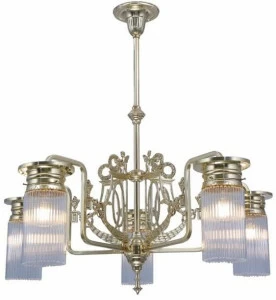 Patinas Lighting Люстра из латуни с прямым светом Venice