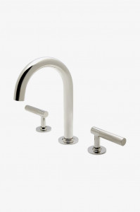 BLS22C Смеситель для унитаза серии Bond Union на гусиной шее с гильошированными рычажными ручками Waterworks