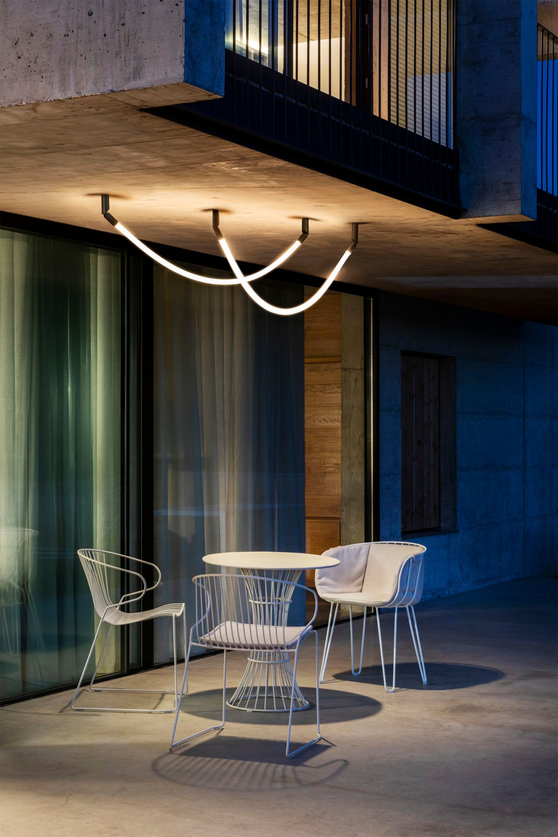 Силиконовая затемняемая светодиодная потолочная лампа Estiluz Arco ARCH-00044909 - Вид №4