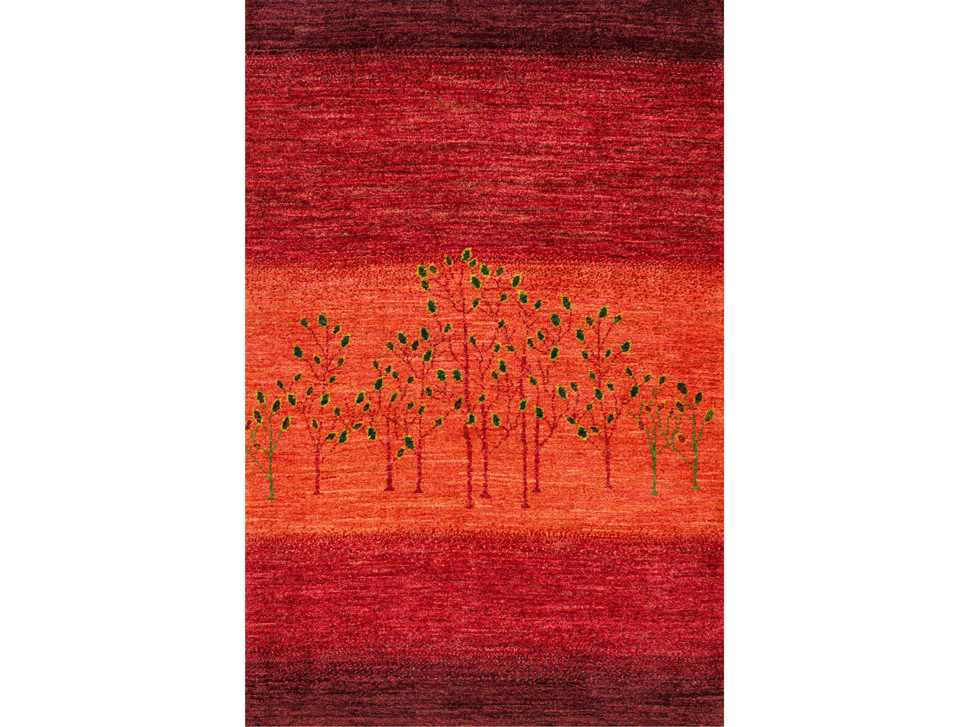 Прямоугольный шерстяной ковер Zollanvari Gabbehs Flora &amp ARCH-00113756