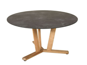 Круглый садовый стол HPL