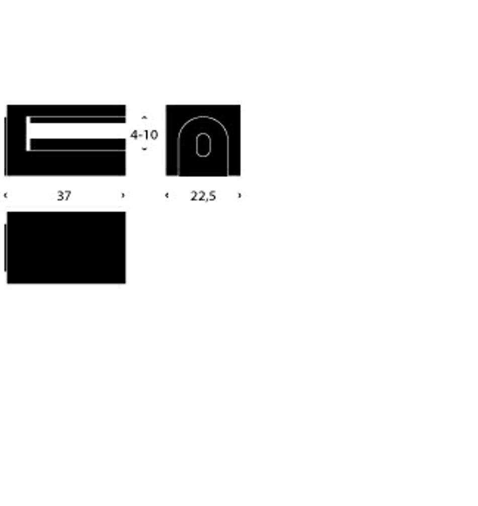 FROST Полкодержатель 4 » 2 шт. белый цинк / латунь Белый Q300403776  - Вид №3
