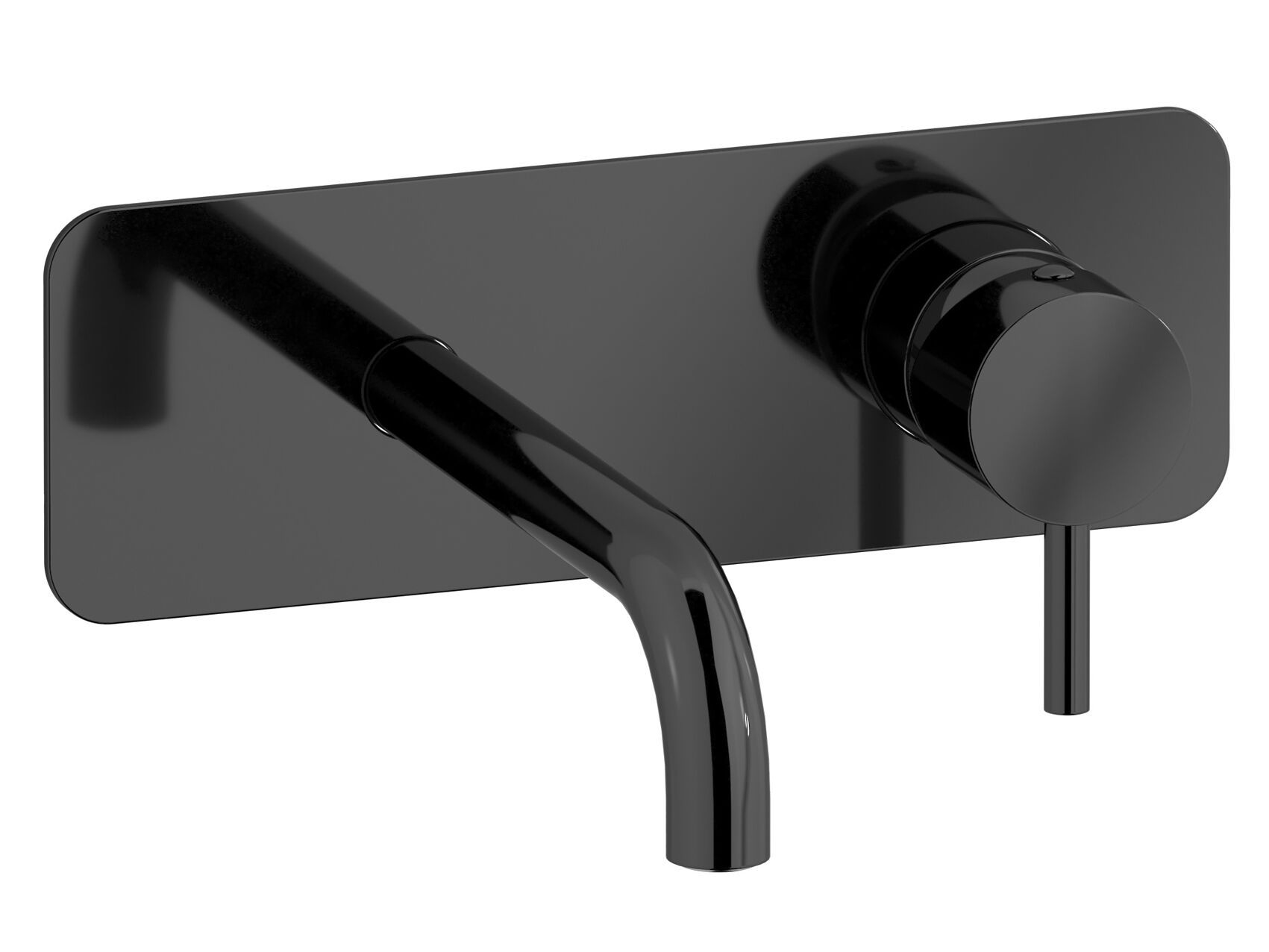 Настенный смеситель для раковины с 2 отверстиями и автоматическим сливом IB Milano Torino ARCH-00009603