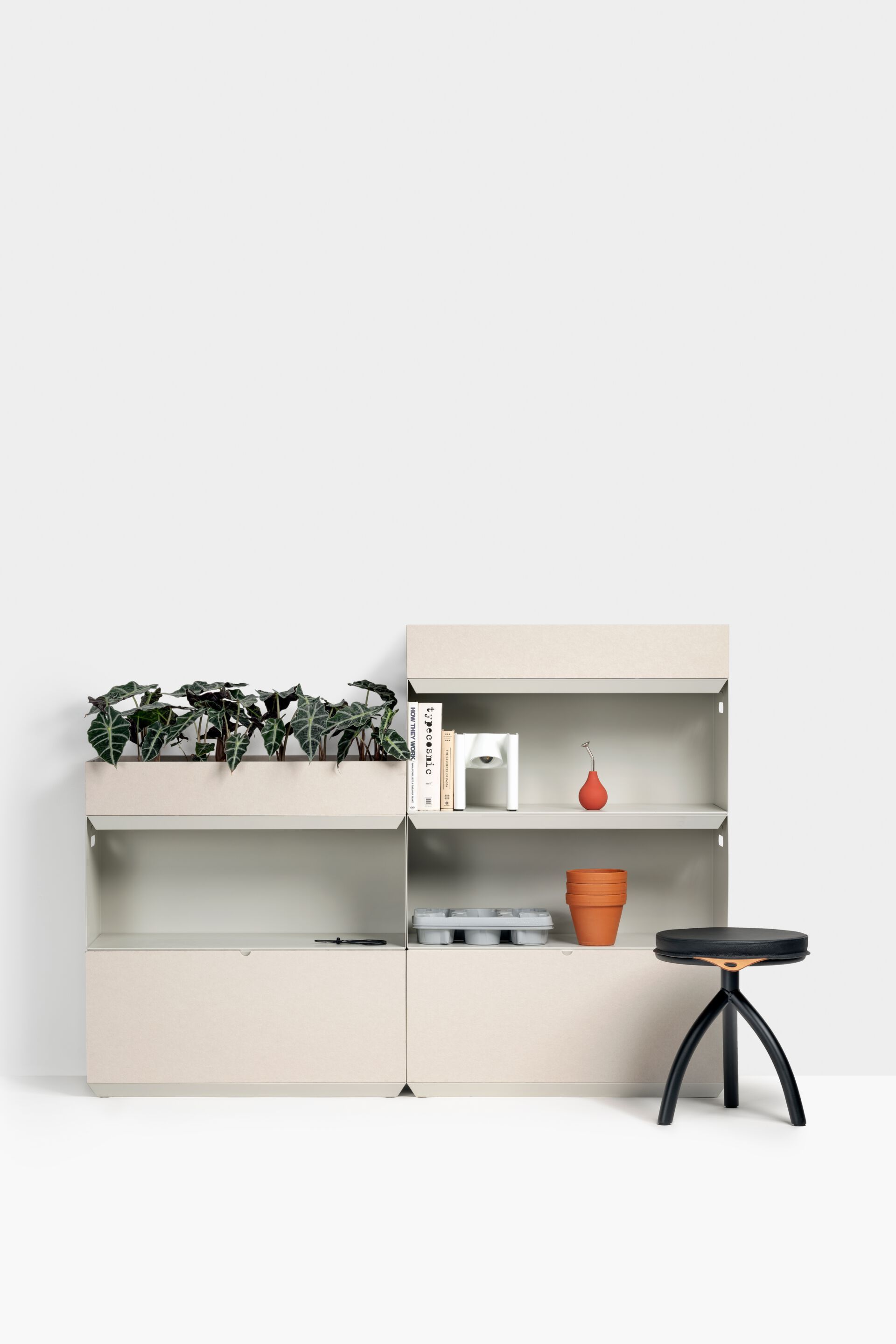 Секционный книжный шкаф из стали с порошковым покрытием FUNCTIONALS OSSA ARCH-00115775 - Вид №45