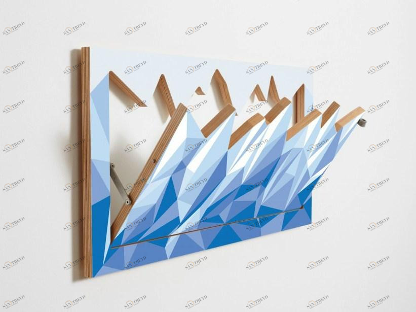 AMBIVALENZ Настенная вешалка из фанеры Fläpps hillhäng sun-id-1415036