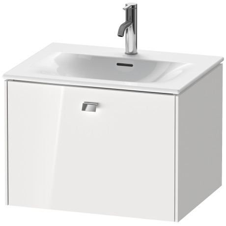 BR421004343 Brioso Тумбочка подвесная Базальт матовый, декор Duravit - Вид №2