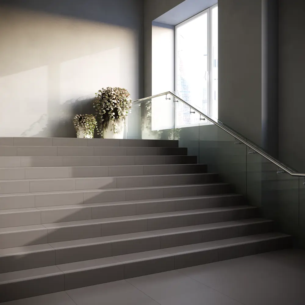 Керамогранит ECOGRES EM03 серый 60×60 см для стен и фасадов 83882066 Керамический Гранит STLM-0045381 - Вид №8