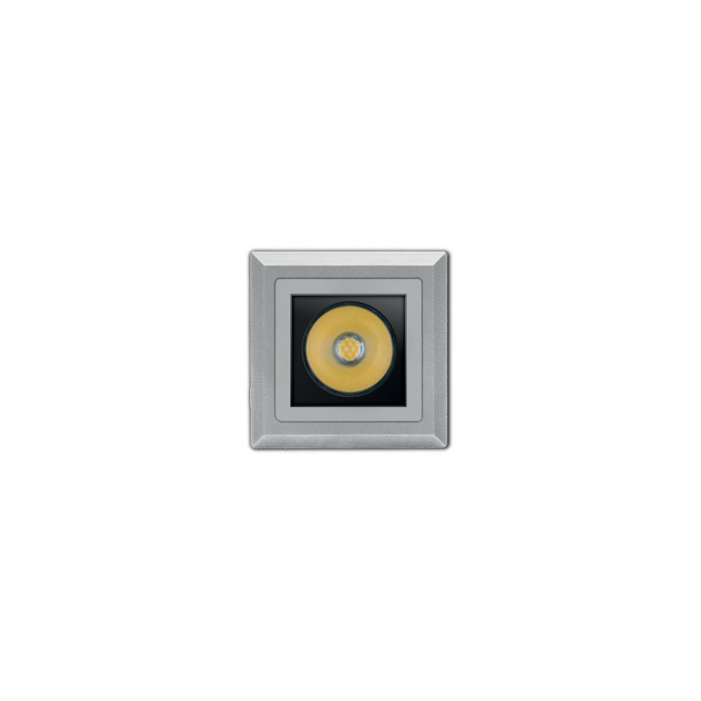 8470063 Встраиваемый в пешеходный пол Platek NANO FULL INOX QUADRATO  NANO FULL INOX - 1 LED 4000K 21° 