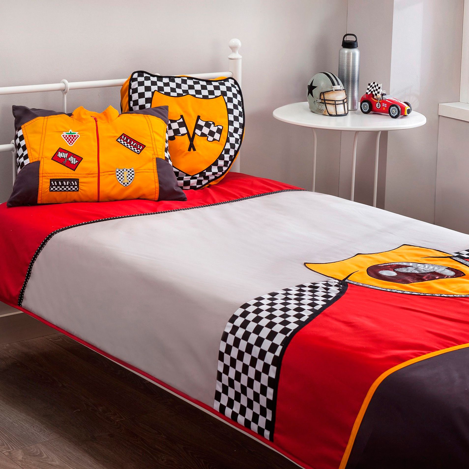 Покрывало детское 90х190 см с 2 подушками красное Bispeed CILEK CHAMPION RACER 00-3832457 Красный;серый Santreyd  - Вид №5