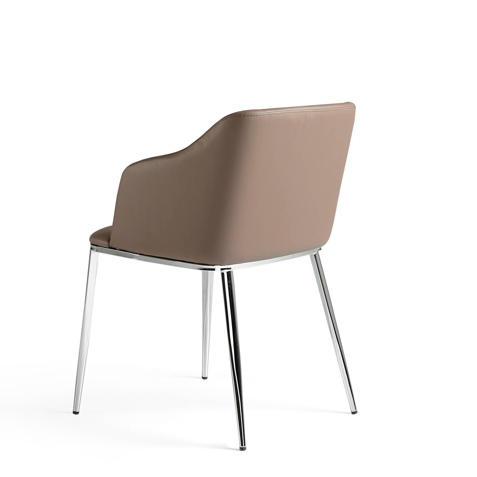 063674 Стул коричневый Angel Cerda F3201 