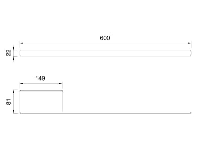 Держатель для полотенец из нержавеющей стали с полкой CEADESIGN AYLA ARCH-00077878 - Вид №3