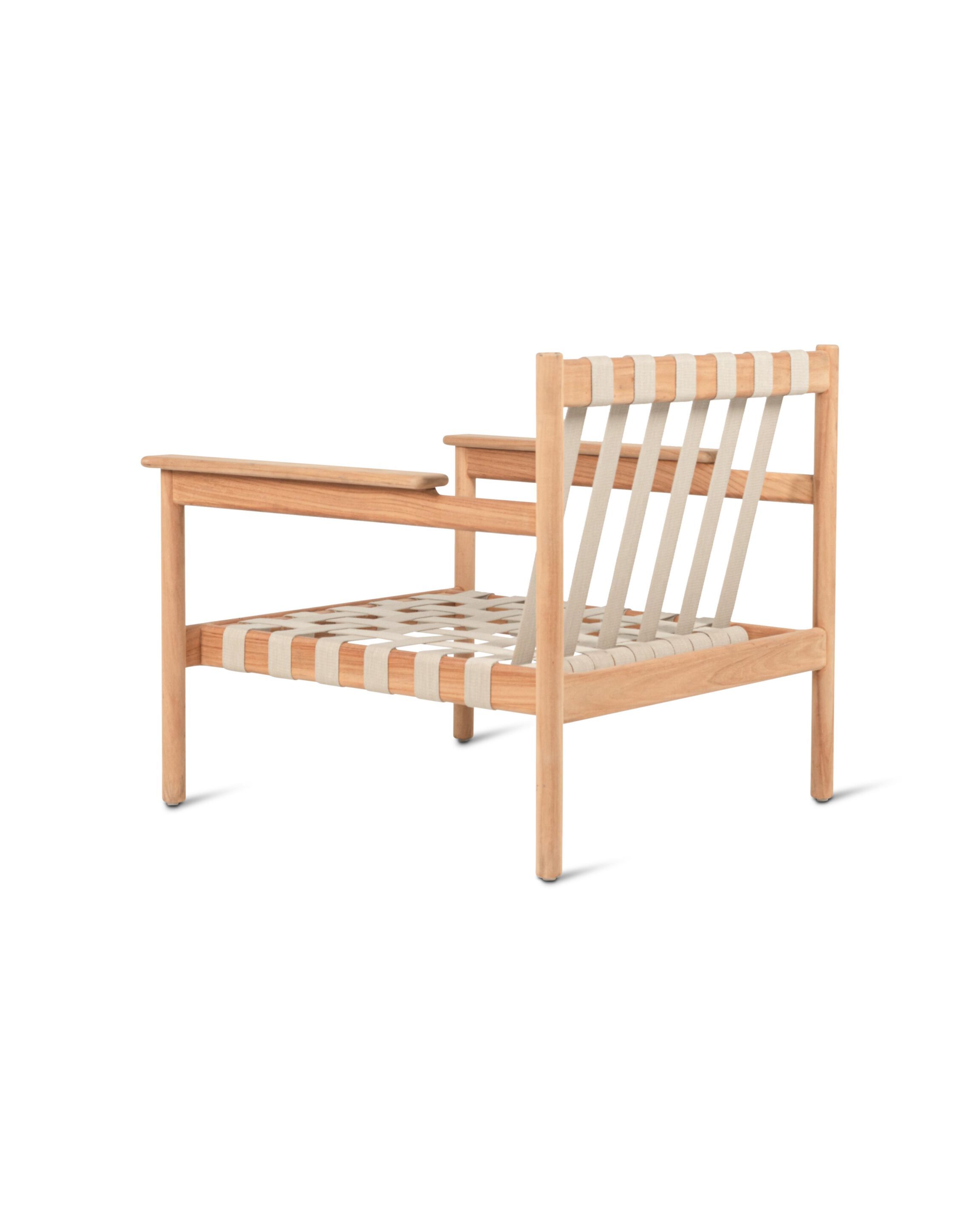 Садовое кресло из ткани и ТИКа с подлокотниками Vincent sheppard Oda ARCH-00113496 - Вид №9