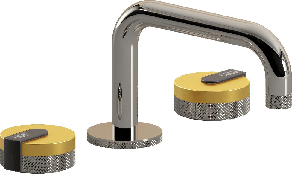 E-11510-R1BAU-L1GM-PN Смеситель для умывальника на 3 отвертия GRAFF MOD+