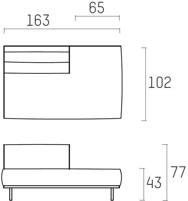 Piet Boon Модульный диван с огнестойкой обивкой Don living Pbc 06.100/102/103/ - Вид №21