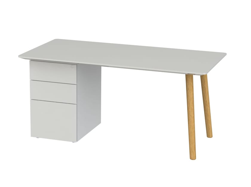 Деревянный прямоугольный стол с ящиками Sellex Fly ARCH-00144587