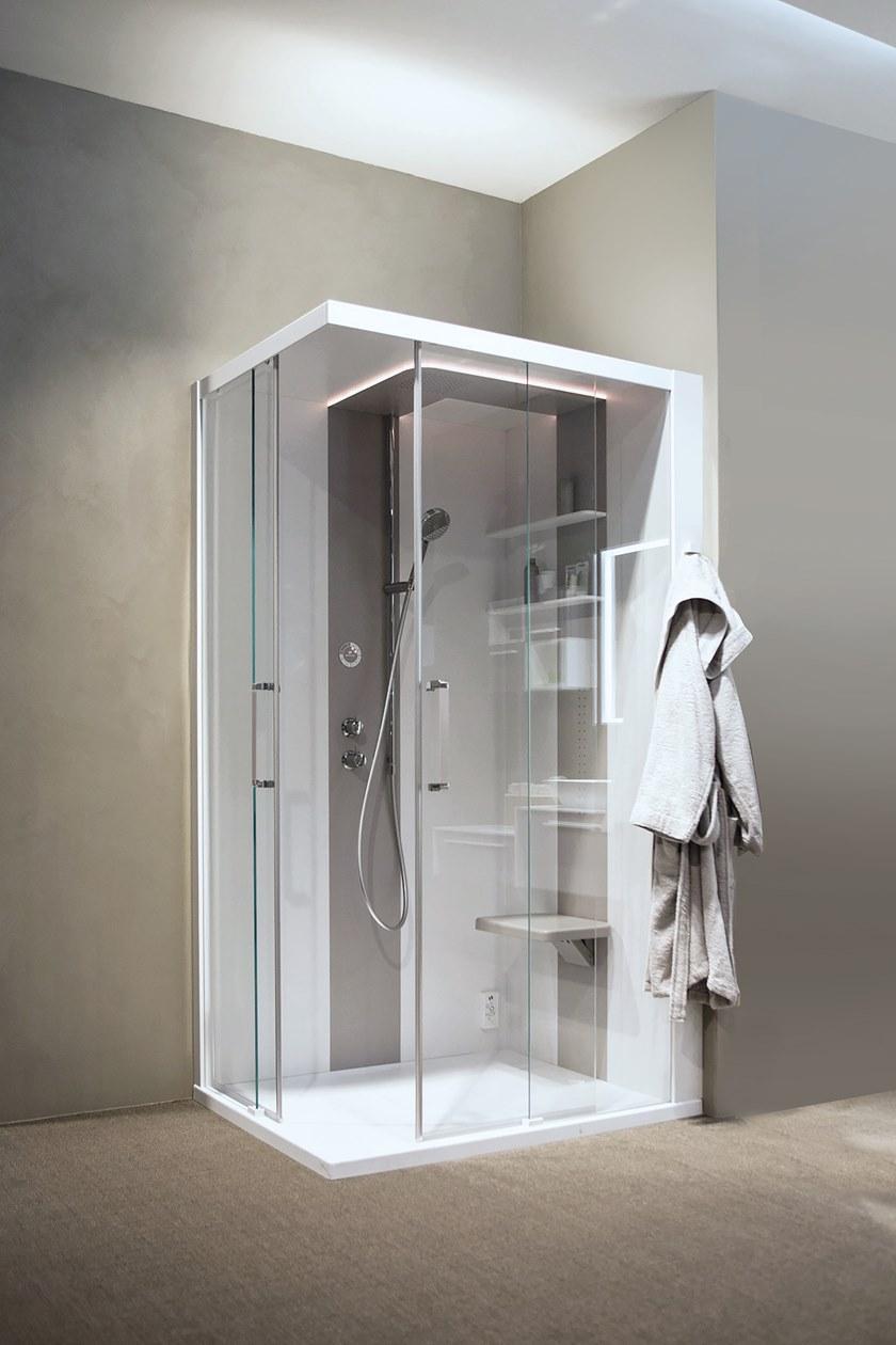 NOVELLINI Многофункциональная угловая душевая кабина Skill sun-id-1389662 - Вид №4