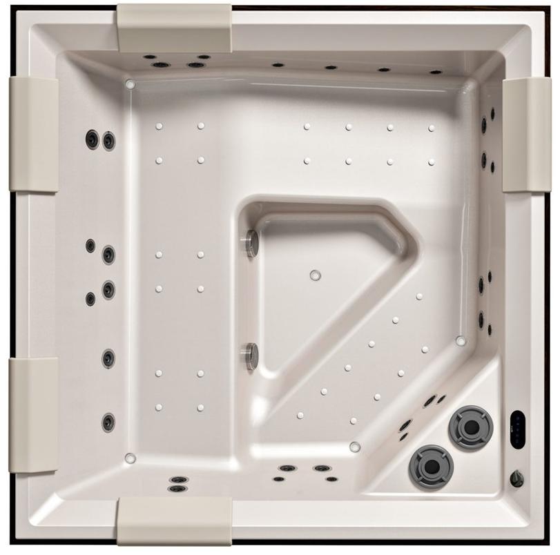 Albatros Квадратный мини-бассейн с гидромассажем на 5 мест Thea 04th18pn - Вид №4