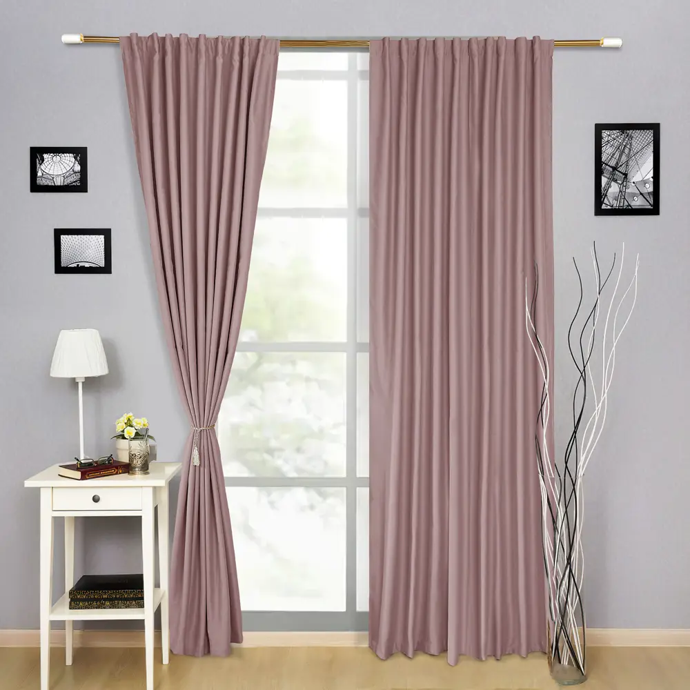 Ткань Santreyd Blackout серо-розовая для светонепроницаемых штор 89353522 STLM-1508902 - Вид №2