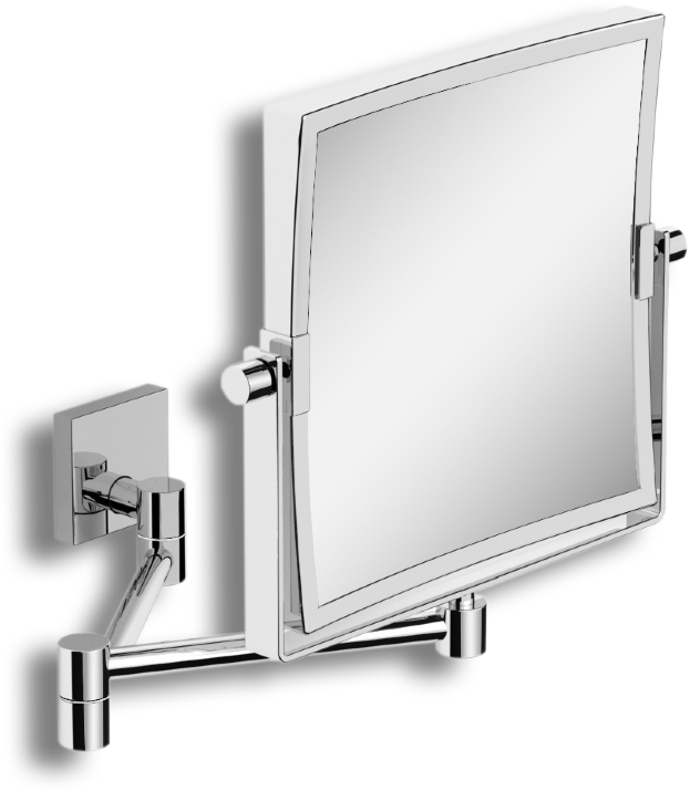 72485 Зеркало подвесное поворотное трехкратное увеличение без подсветки цвет хром LANGBERGER Accessories