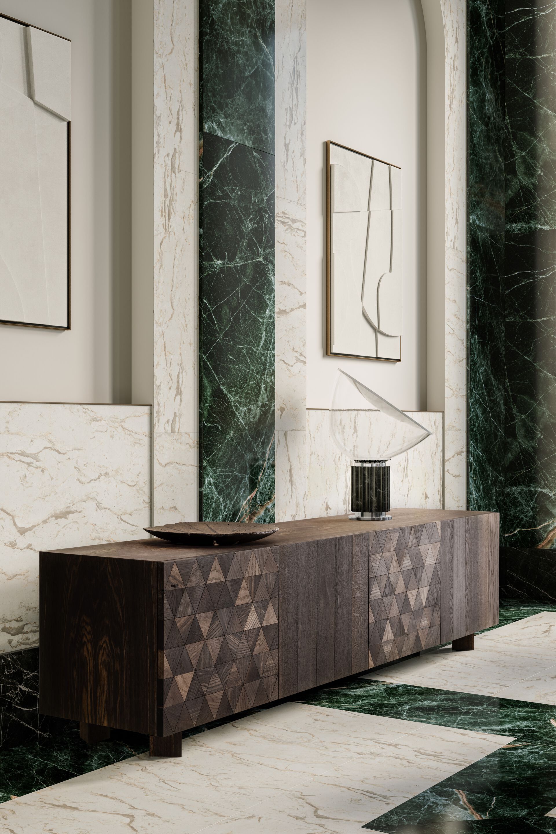 Мадия из ископаемого дуба Teúkhō TRIGONO ARCH-00000128 - Вид №5