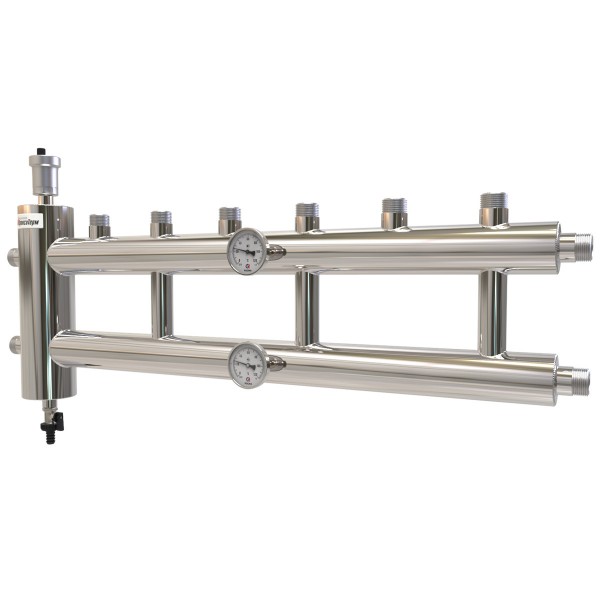 Купить Распределительный коллектор с гидрострелкой 60 кВт, 3+1 контур Прокситерм GSK2531 - Вид №1