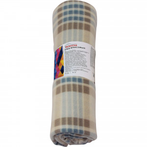 82553709 Плед «Basic» 130x170 см флис цвет серо-голубой