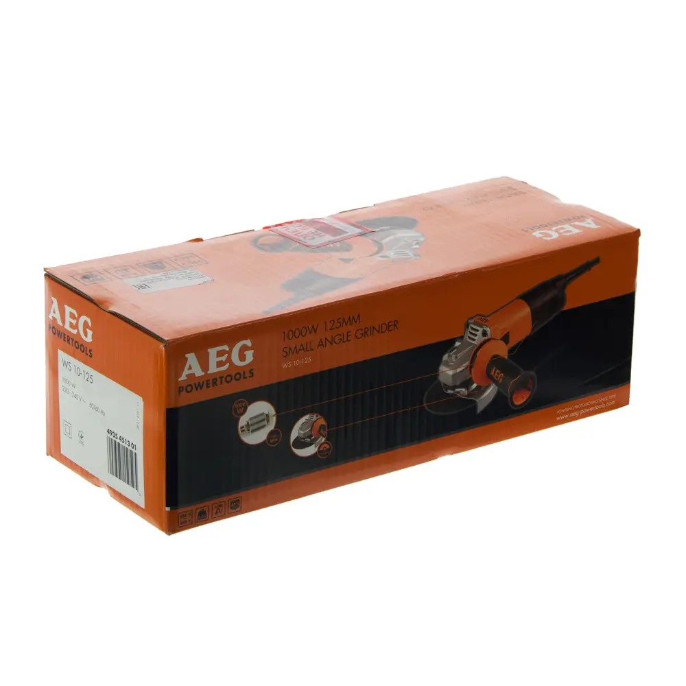 Углошлифовальная машина (болгарка) AEG WS10-125, 1000 Вт, 125 мм 18022531 STLM-2009764  - Вид №3