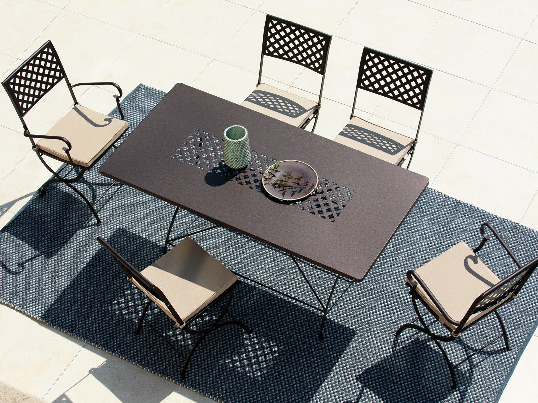 Металлический складной садовый стул Vermobil Springtime ARCH-00152711 - Вид №5