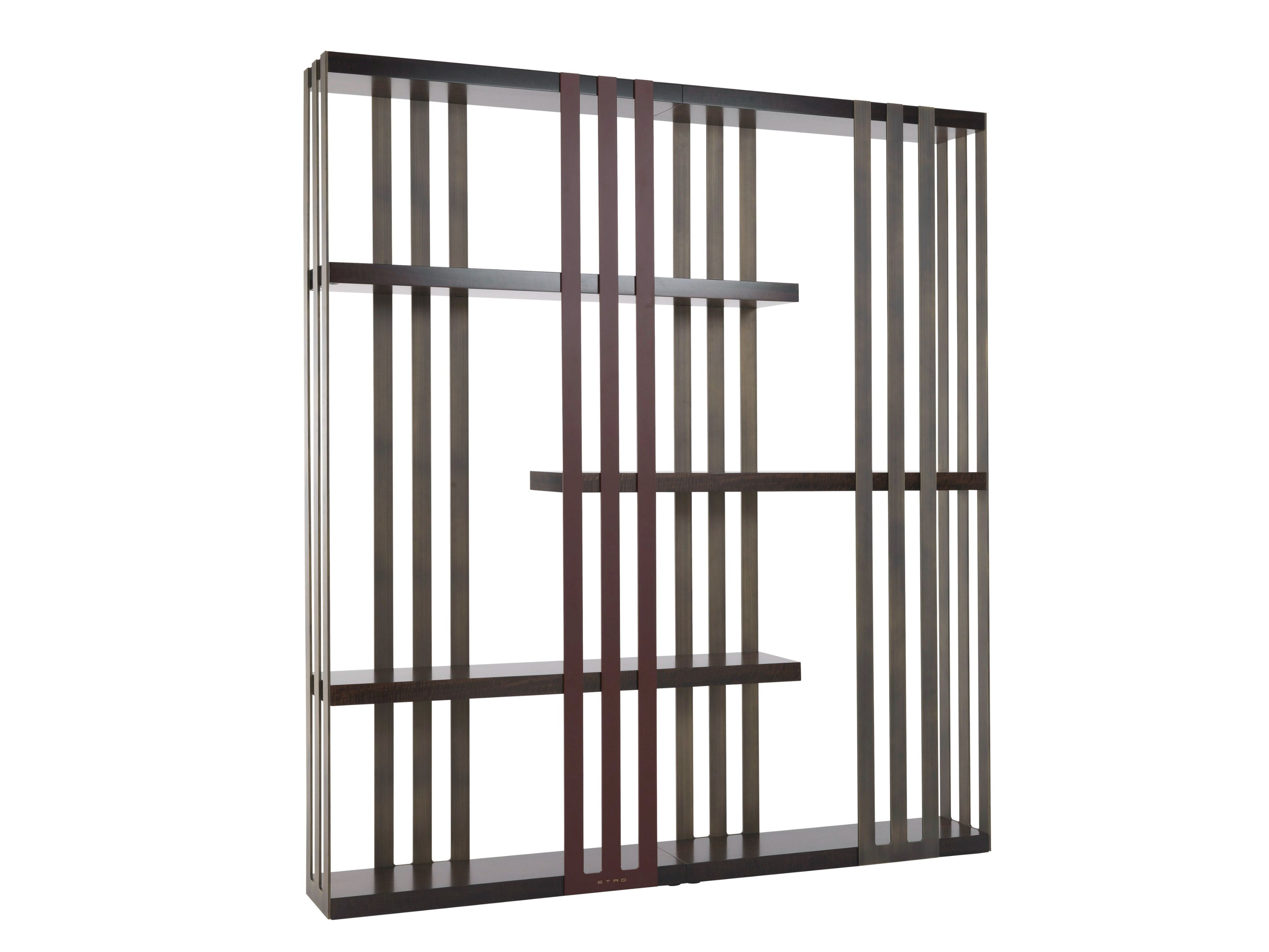 Книжный шкаф из дерева и металла ETRO Home Interiors Klee ARCH-00118697 - Вид №1