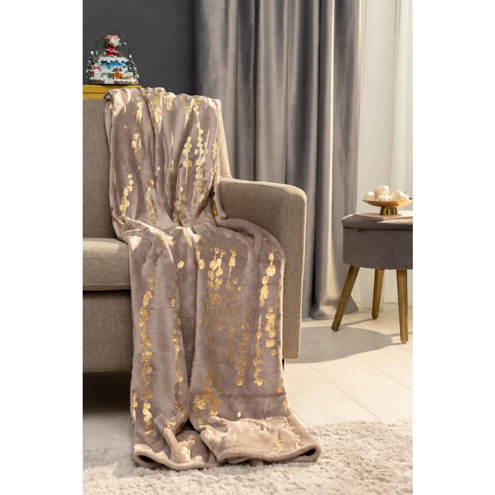 Плед Ardenza Seme 150x200 см фланель цвет коричневый 84253127 STLM-2067043 - Вид №3