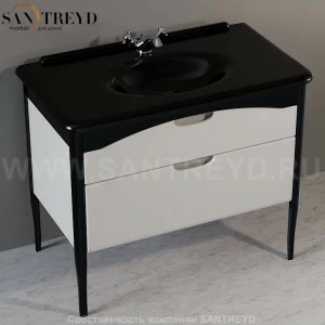 104904 Консоль 100*55 с 1 отверстием (3 отверстия по запросу) под мебель. Retro